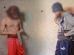 Trying on some new underwear and getting soaked in cum