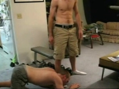 Big Cock Worships Amateur's Socked Feet