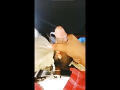 Handjob in public bus in Tamil collage boy solo handjob with cum