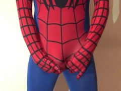 WEENIE and BALL CABLE RESTRAIN BONDAGE TORMENT ** INSATIABLE SPIDER-GUY **