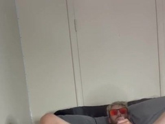 Drilling my taut Cherry Rear Entrance with my fuck stick