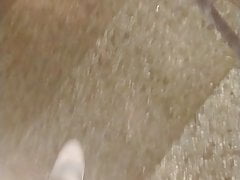 Sissy Mariah prancing in heels outside