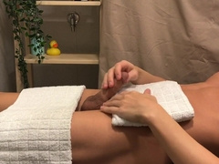 Heavy climax, noisy yells