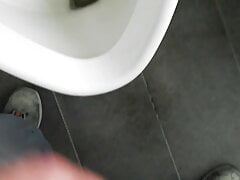German boy have Quick fun at work