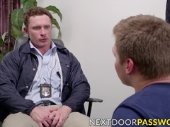 Bottom jock got his ass swatted bareback style by pervy cops