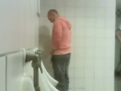 repost of public urinal spy pissing dads