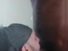 Beefcake deep down his facehole