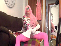 tennis miniskirt tease fat melons.