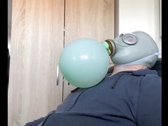 BHDL - N.V.A. GASMASK BREATHPLAY - TRAINING WITH BALLON BREATHBAG