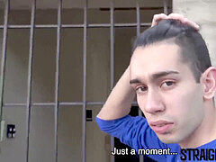 heterosexual Latino gets his donk barebacked for the first-ever time