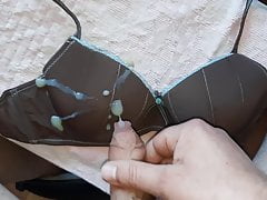 cum satin bra
