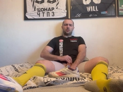 Wank And Cum In Soccer Socks And Cleats