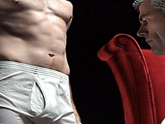 Elder White suffers in a humiliating Mormon porn movie