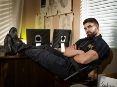 Black dick of the law pleasured in a hot scene