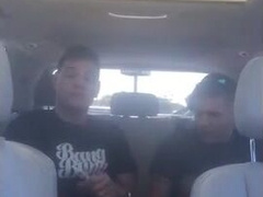 Bareback Car Sex with Amateur Hunks