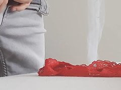 Cuming on the panties of my best friend
