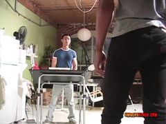 UniversBlack.com - Threesome fuck between a black, a Latino and an Asian.