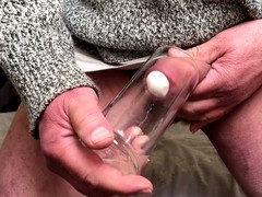 Guy pees in a glass - part one