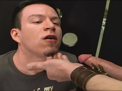 Big cock blowjob in moving car