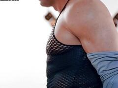 Gay nympho stripper barebacks muscular stud in doggystyle