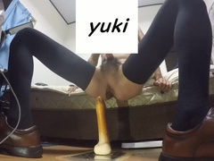 Sissy, Hip High Socks, Fake Penis, Rectal Massager, Leather Footwear -oct. 2019 Compilation-