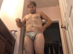 Shaving cock and balls, shaving pubes, gay shaving