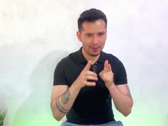 Mature soldier offers his bum to a young 20cm bashful youngster while he is in his care