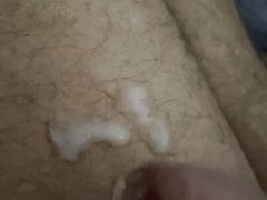 Quick jerk off and cum uncut using iPhone 12.