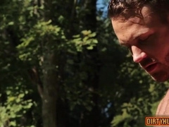 Watch this hot muscle stud take on a cum-hungry babe & flow a hot load