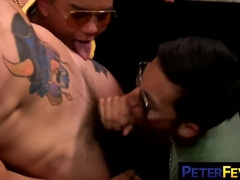 Alex Chu And David Ace Runs For Wild Orgy Sex