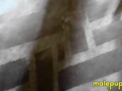 Naked Daddy Giant Richard Lennox is snoozing in the bedroom when you sneak in