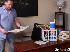 Gay Porn - Step Dad Fucks Step Son After Divorcing Step Mom 7 Min