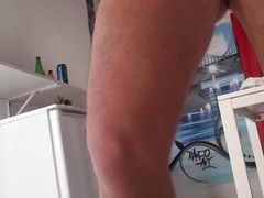 Amateur  Cumshot - Home Alone for Christmas