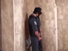 Two Cops in Public Toilet