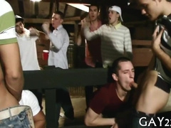 Watch these guys get their straight edges rubbed in a hot, steamy way