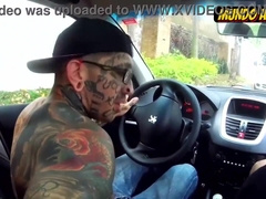 Bastard lets a subscriber give him a bj in the camper!