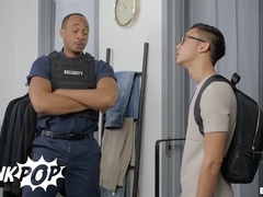 Deep throat, muscled, facial-cumshot