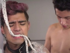 YB - Twink Nouvak and Felix Harris steal cum together