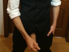 schoolgirl leaving home determined to jack off