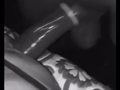 BBC fucks a bitch in chastity (black and white) 2