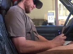 Wild Boy Bustin A Pouch at the Bank Arms free-for-all Public Jism