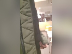 College Student 18+ Masturbating At Mcdonalds And Cum A Lot