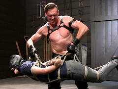 Extreme bondage and rough perversions in a sexy duo