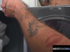 Repair Stud Chris Damned Fixes Dryer And Pulverizes Adorable Jock