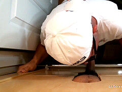 Latino Married man Back At The Gloryhole