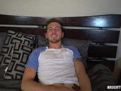 Ample Manstick's tight ass gets destroyed by a big dick & a huge cumshot