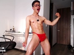 Epic cumshot right in your face with this hot webcam show