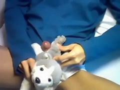 Boy Fucks Stuffed Animal And Cums