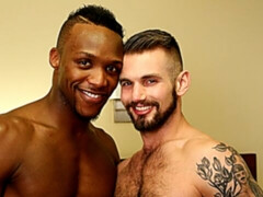 Interracial fun with Andre Donovan and Chris Harder