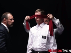 Gay mormons 3way fucking bareback